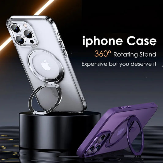 Magsafe 360° Rotation Stand Phone Case